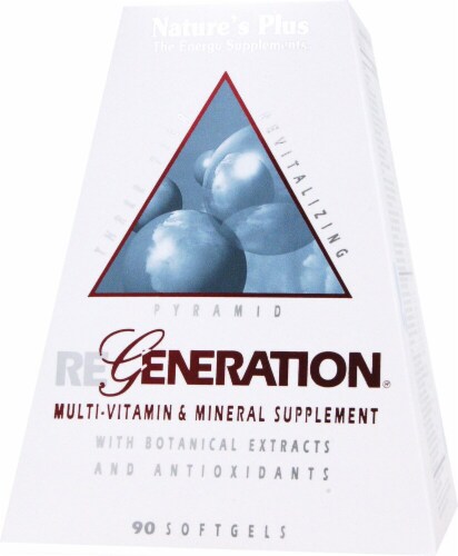 Nature's Plus  Regeneration® Multi-Vitamin and Mineral Supplement Perspective: front