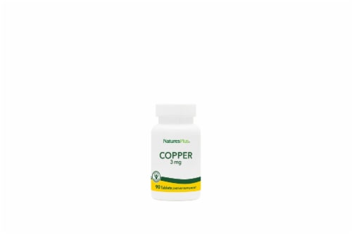 Natures Plus® Copper Tablets 3mg Perspective: front