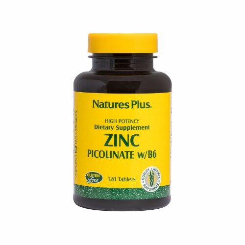 Nature's Plus Zinc Picolinate Perspective: front