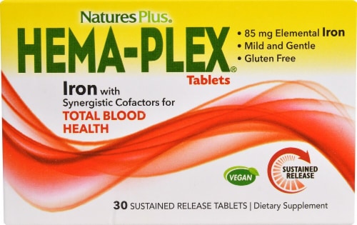 Natures Plus Hema-Plex 30 ct -