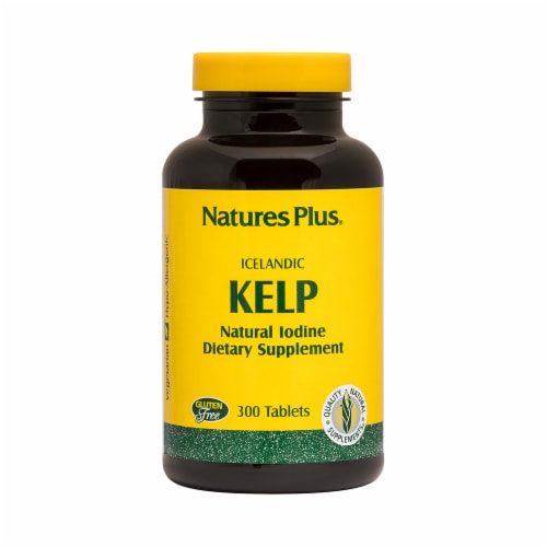 Natures Plus Kelp Tablets Perspective: front