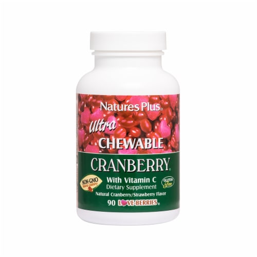 Nature's Plus Ultra Chewable Cranberry Perspective: front