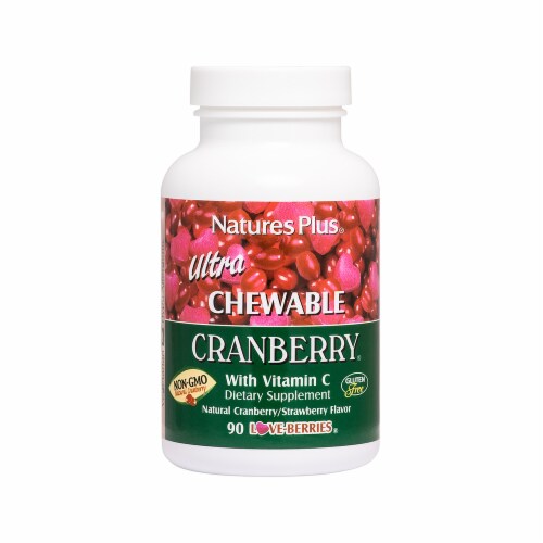 Nature's Plus Ultra Chewable Cranberry Perspective: front