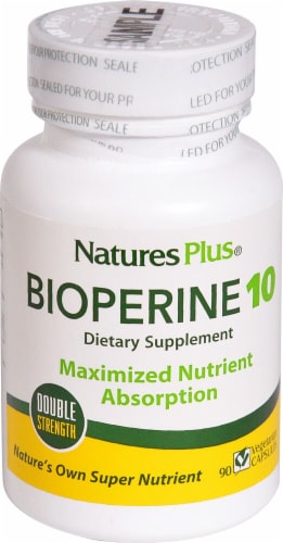 Natures Plus  Bioperine® 10 Perspective: front