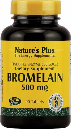 Nature's Plus  Bromelain Perspective: front