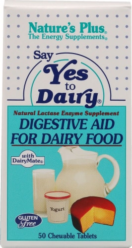 Nature's Plus Say Yes To Dairy Chewable Tablets Perspective: front
