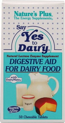 Nature's Plus Say Yes To Dairy Chewable Tablets Perspective: front