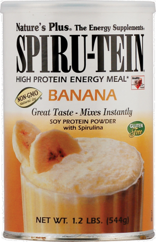 Nature's Plus Spiru-Tein High Protein Banana Shake Mix Perspective: front