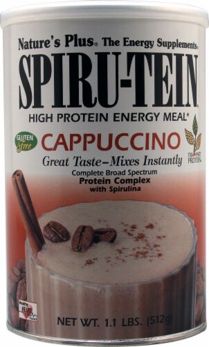Nature's Plus  Spiru-Tein® High Protein Energy Meal   Cappuccino Perspective: front