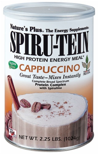 Nature's Plus  Spiru-Tein® High Protein Energy Meal   Cappuccino Perspective: front
