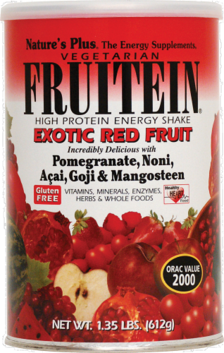 Nature's Plus Fruitein Red Fruit Shake Perspective: front