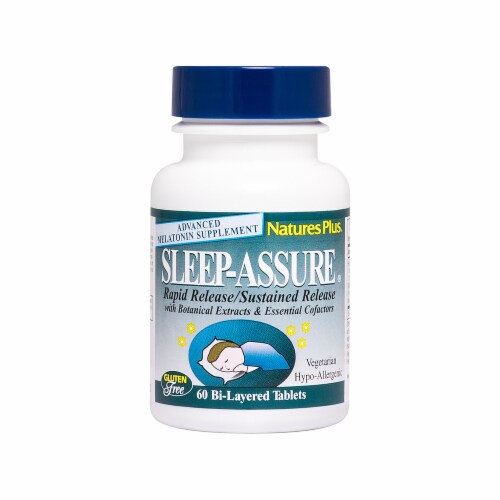 Natures Plus Sleep Assure Tablets Perspective: front