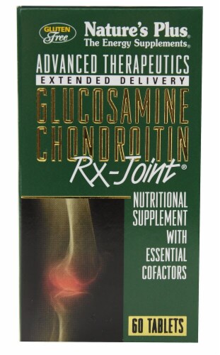 Nature's Plus Advanced Therapeutics Glucosamine Chondroitin Rx-Joint Tablets Perspective: front