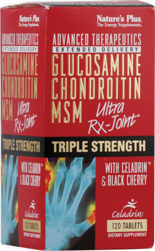 Nature's Plus Glucosamine Chondroitin MSM Ultra Joint Dietary Supplement Perspective: front
