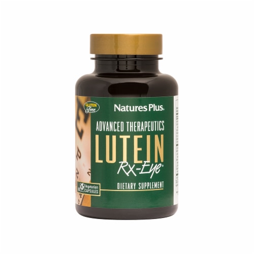 Natures Plus Lutein Rx-Eye Dietary Supplement Perspective: front
