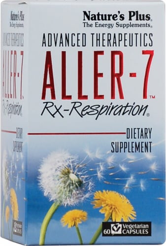 Nature's Plus  Advanced Therapeutics Aller-7® Rx-Respiration® Perspective: front