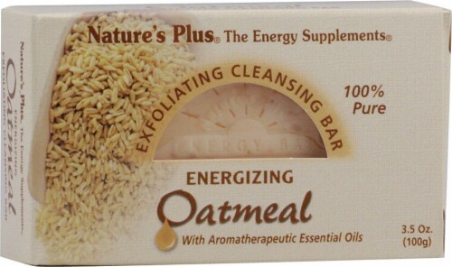 Nature's Plus Cleansing Bar Oatmeal Perspective: front