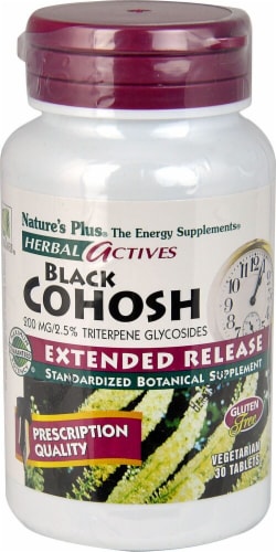 Nature's Plus Black Cohosh Extended Release Tablets 200 mg Perspective: front