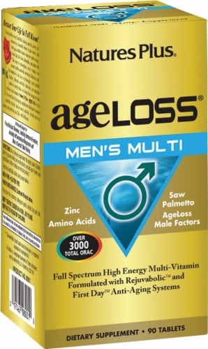 Natures Plus Age Loss Men's Multivitamin Perspective: front