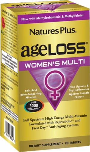 Natures Plus Age Loss Women's Multivitamin Perspective: front