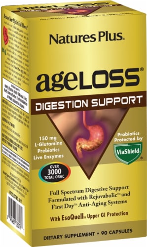 Natures Plus Age Loss Digestion Support Perspective: front