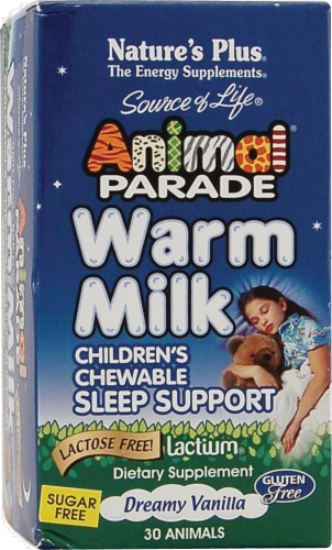 Nature's Plus Animal Parade Warm Milk Chewables Perspective: front