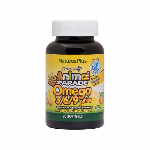 Nature's Plus Animal Parade Omega 3/6/9 Junior Perspective: front