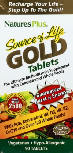 Natures Plus Source Of Life Gold Perspective: front
