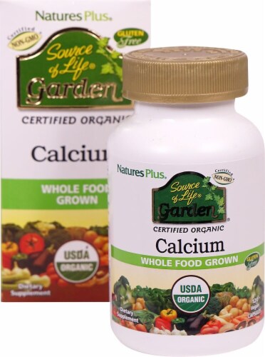 Natures Plus Source of Life® Garden™ Calcium Perspective: front
