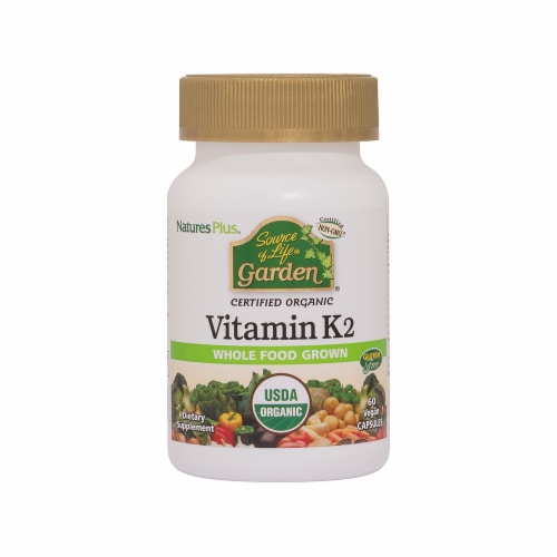 Source of Life® Garden Vitamin K2 120 Mcg Perspective: front