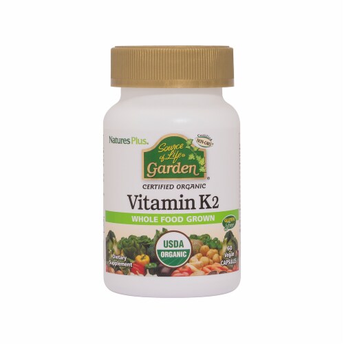 Source of Life® Garden Vitamin K2 120 Mcg Perspective: front