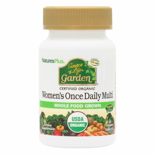 Natures Plus Source Of Life Garden Women's Daily Multivitamin Perspective: front