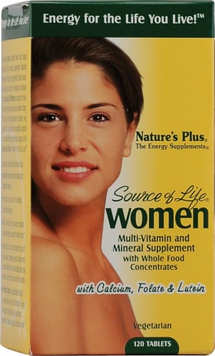 Nature's Plus  Source of Life® Women Multi-Vitamin and Mineral Perspective: front