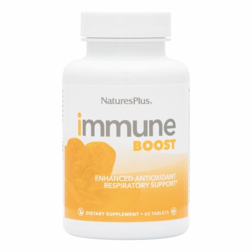 Natures Plus Immune Boost Dietary Supplement Tablets Perspective: front