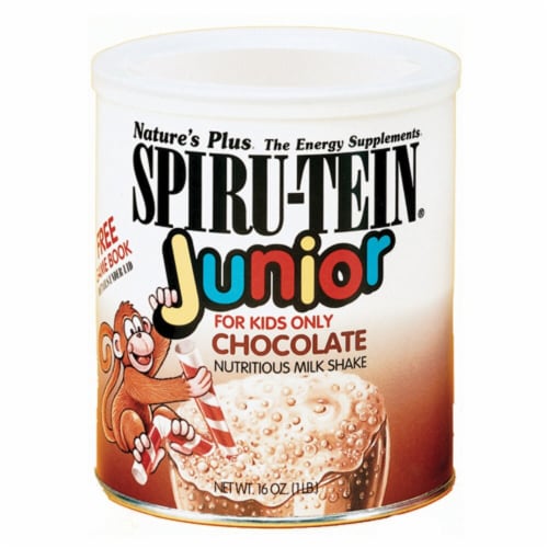 Nature's Plus  Spiru-Tein® Junior Milk Shake   Chocolate Perspective: front