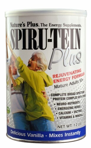 Nature's Plus  Spiru-Tein Plus®   Vanilla Perspective: front