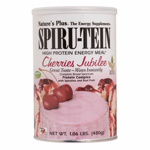 Nature's Plus® Spiru-Tein® Cherries Jubilee High Protein Energy Meal Perspective: front