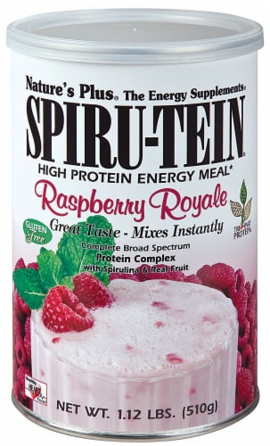 Nature's Plus  Spiru-Tein® High Protein Energy Meal   Raspberry Royale Perspective: front
