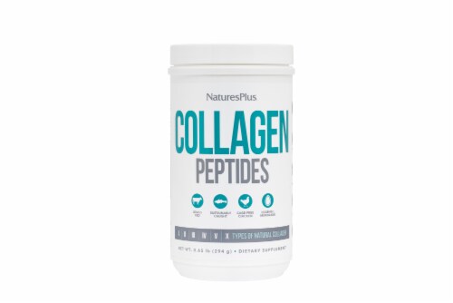 Natures Plus Collagen Peptides Dietary Supplement Powder Perspective: front