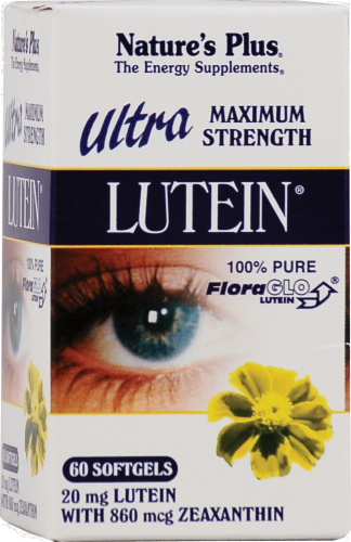 Nature's Plus Ultra Lutein 20mg Perspective: front
