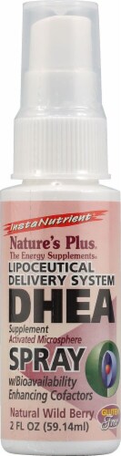 Nature's Plus  DHEA Spray   Natural Wild Berry Perspective: front