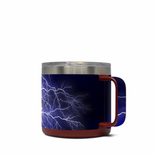 DecalGirl Y14-APOC-BLU Yeti 14 oz Mug Skin - Apocalypse Blue Perspective: front
