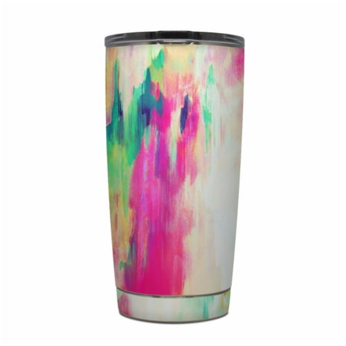 DecalGirl Y20-ELECTRICHAZE Yeti Rambler 20 oz Tumbler Skin - Electric Haze Perspective: front