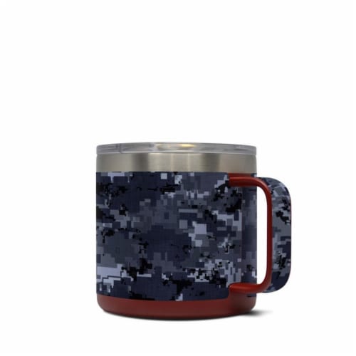 DecalGirl Y14-DIGINCAMO Yeti 14 oz Mug Skin - Digital Navy Camo, 1