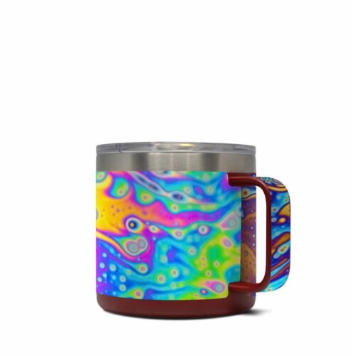DecalGirl Y14-WORLDOFSOAP Yeti 14 oz Mug Skin - World of Soap Perspective: front