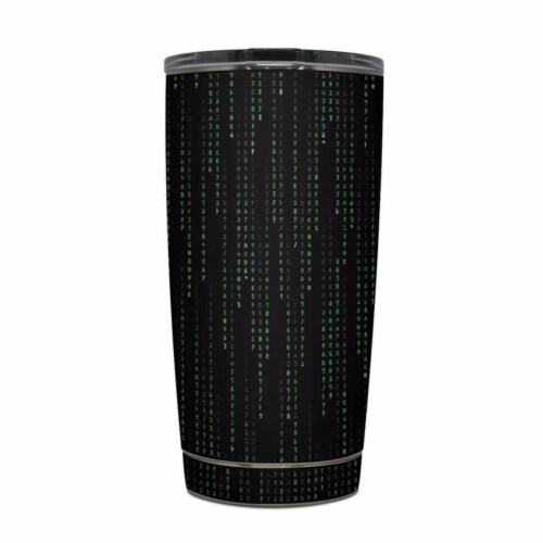 DecalGirl Y20-MATRIX Yeti Rambler 20 oz Tumbler Skin - Matrix Style Code Perspective: front