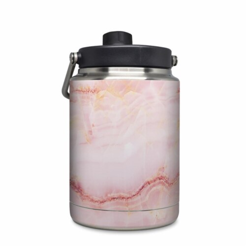 DecalGirl YHG-SATINMRB Yeti Rambler 0.5 gal Jug Skin - Satin Marble Perspective: front
