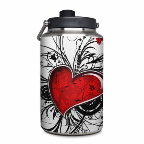 DecalGirl YOG-MYHEART Yeti Rambler 1 gal Jug Skin - My Heart Perspective: front