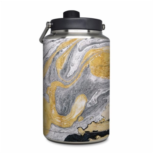 DecalGirl YOG-ORNATEMRB Yeti Rambler 1 gal Jug Skin - Ornate Marble Perspective: front