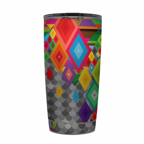 DecalGirl Y20-UPRISING Yeti Rambler 20 oz Tumbler Skin - Uprising Perspective: front